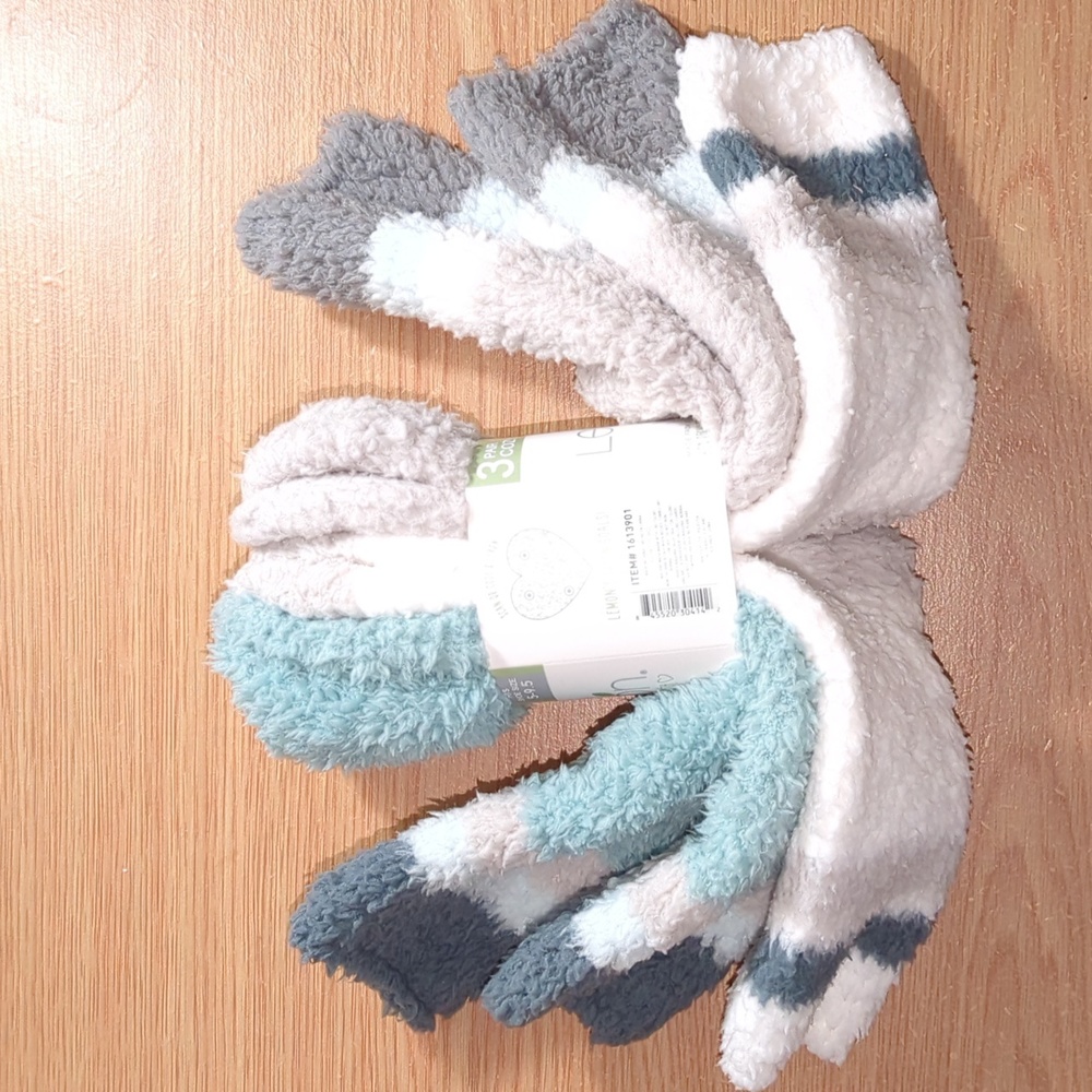 Lemon Ladies' Cozy Crew Sock, 3-pair